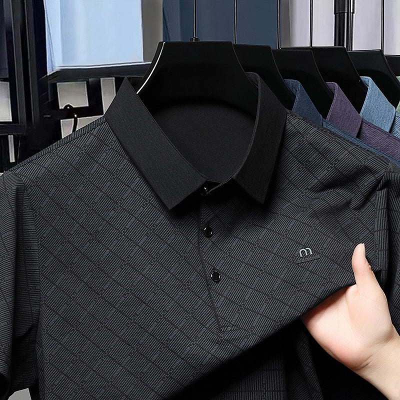 Textured Knit Polo