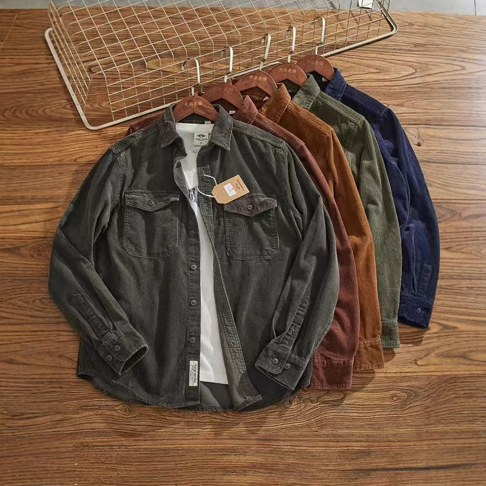 Vintage Washed Corduroy Overshirt