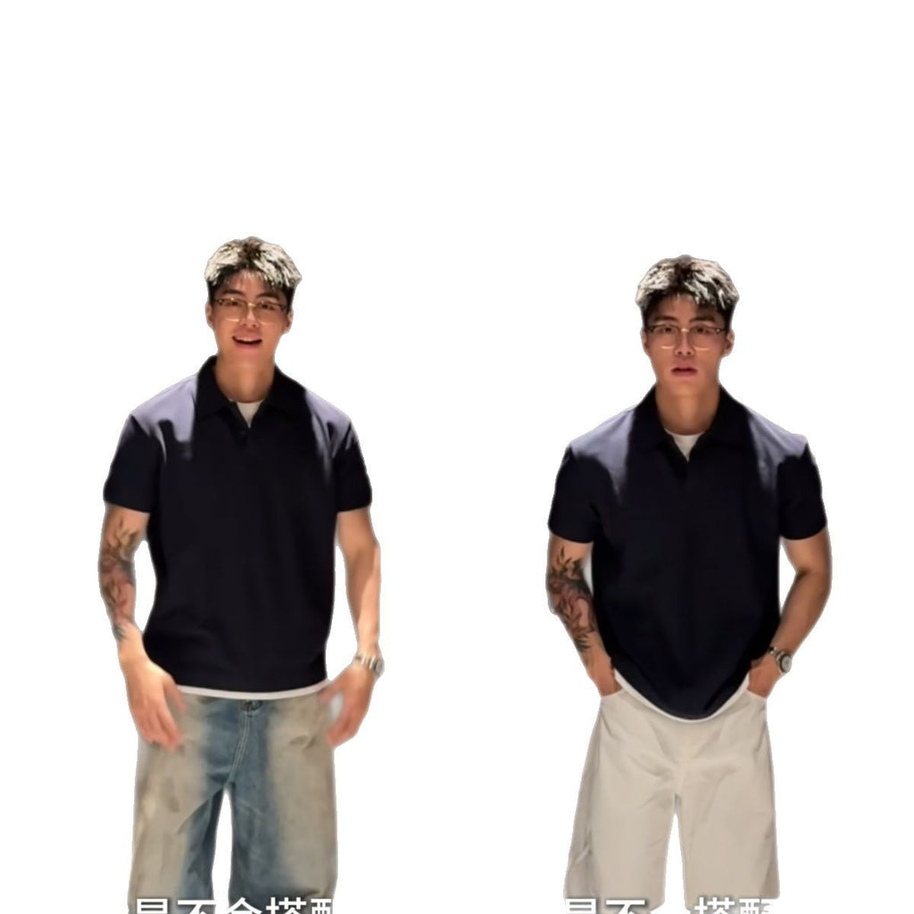 Relaxed Fit Polo Tee