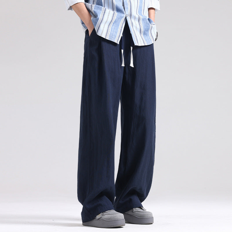 Tencel Wide-Leg Trousers