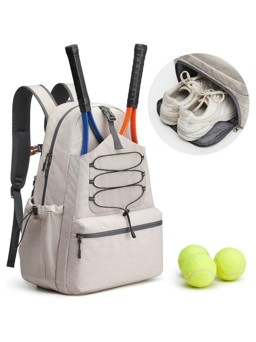 Spot sports badminton bag waterproof multifunctional shoulder cross-border bag diving material fitness tennis bag pickleball bag