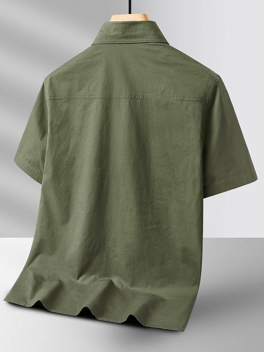 Men’s Tactical Utility Short-Sleeve Over-Shirt