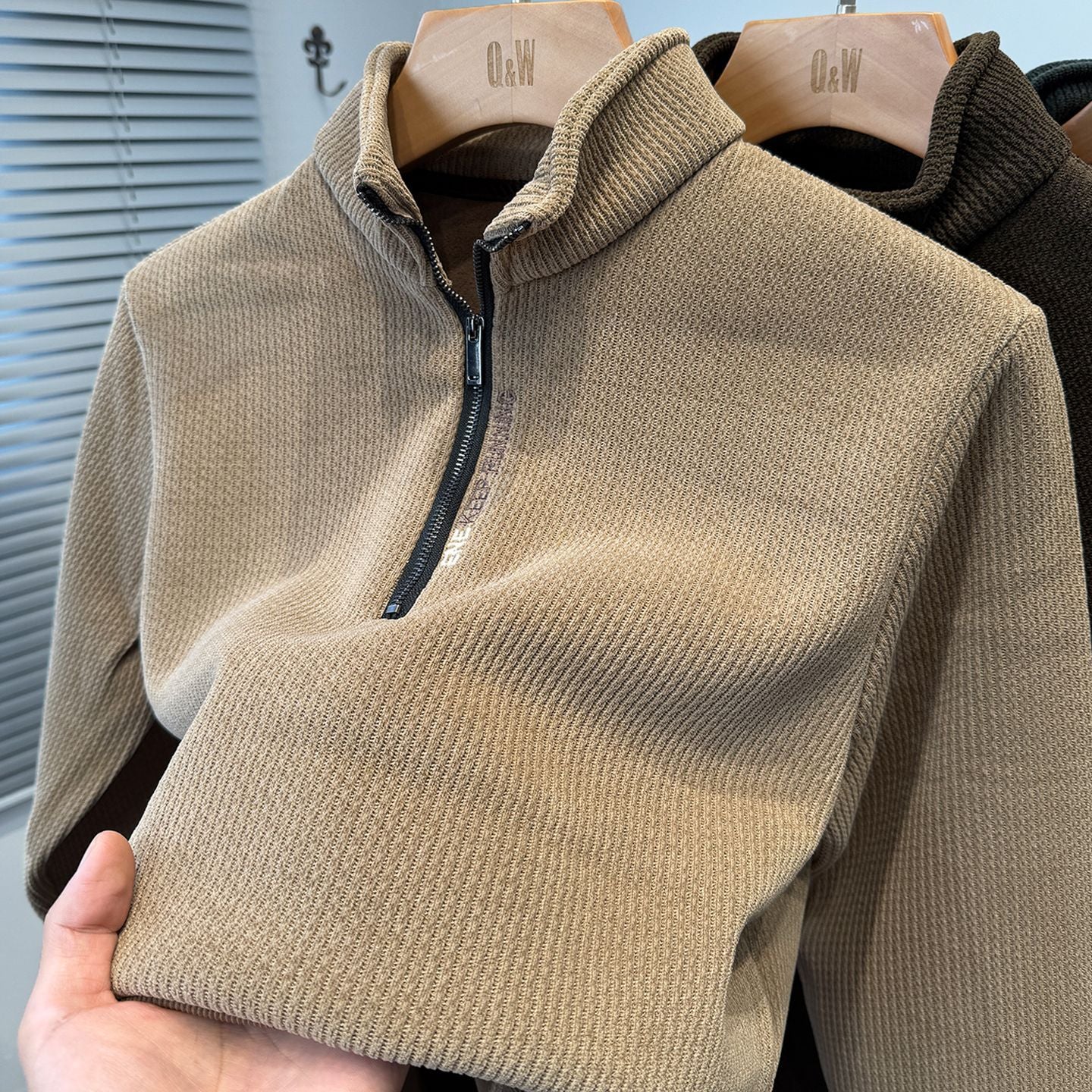 Half-Zip Knit Pullover