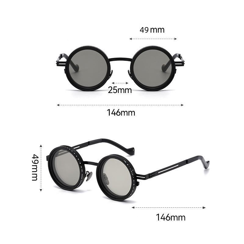 Steampunk Round Sunglasses