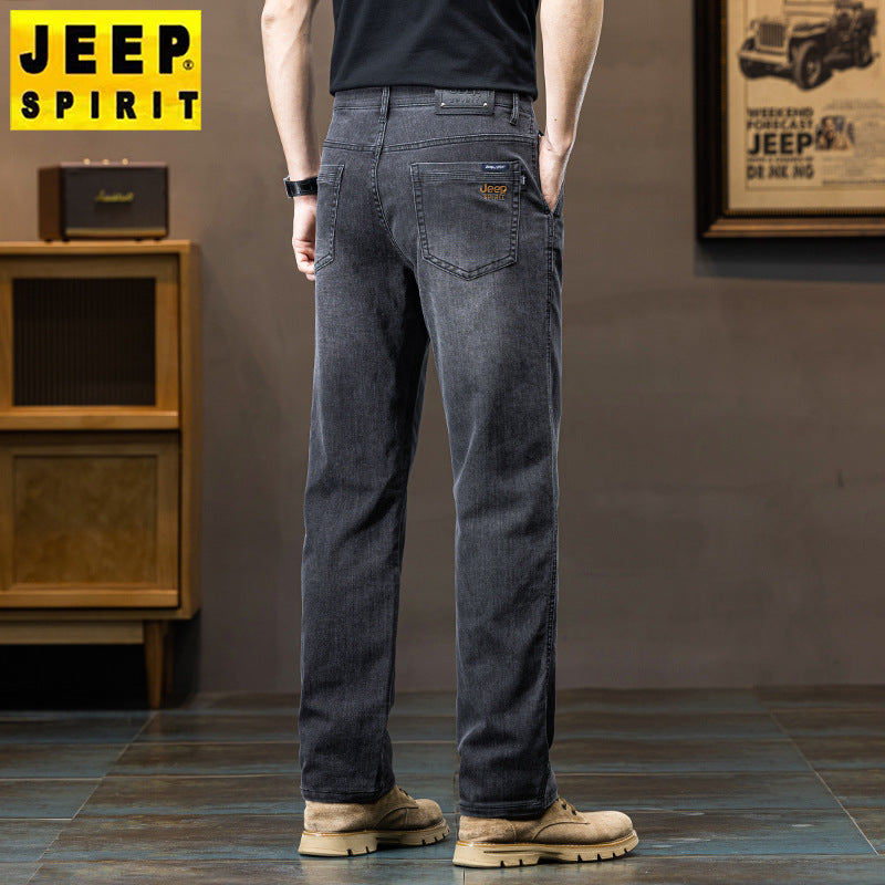 Stretch Denim Trousers