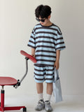 Kids' Striped Casual Two-Piece Set