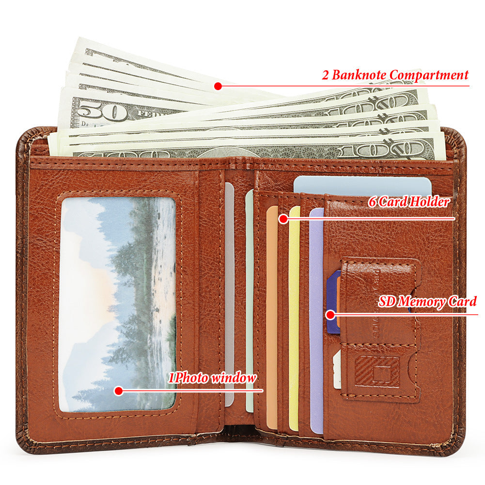 Humerpaul RFID Leather Wallet