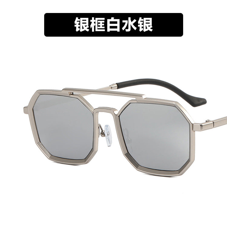 men's polygonal sunglasses