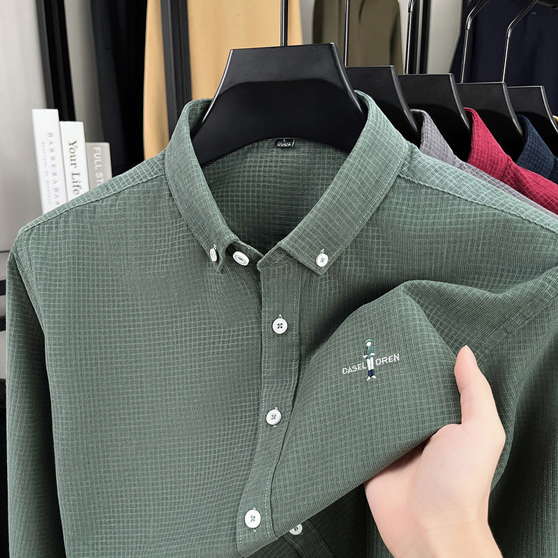 Men's Corduroy Long-Sleeve Shirt