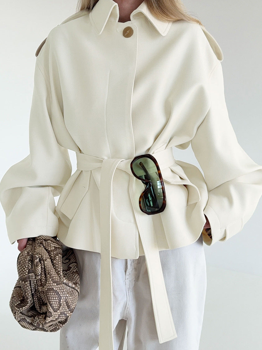 Belted Trench Jacket