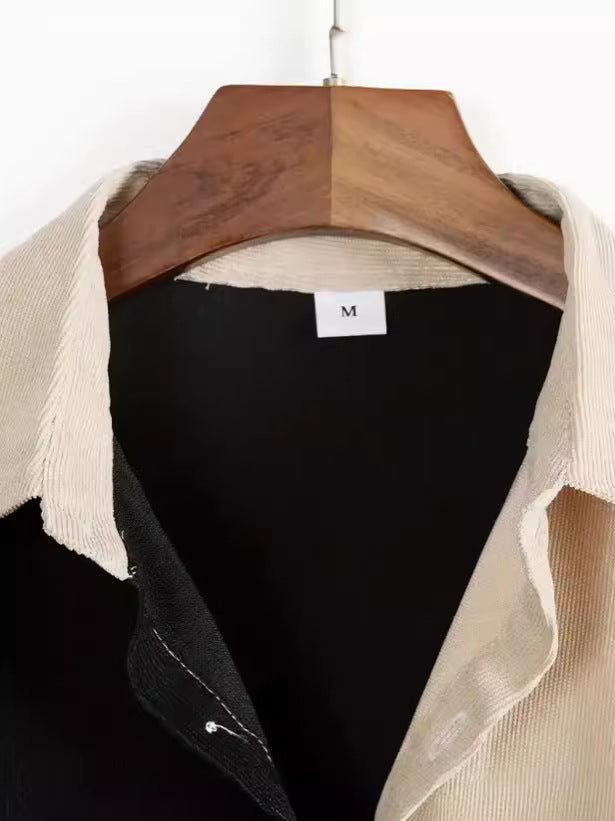 Men’s Corduroy Block Shirt