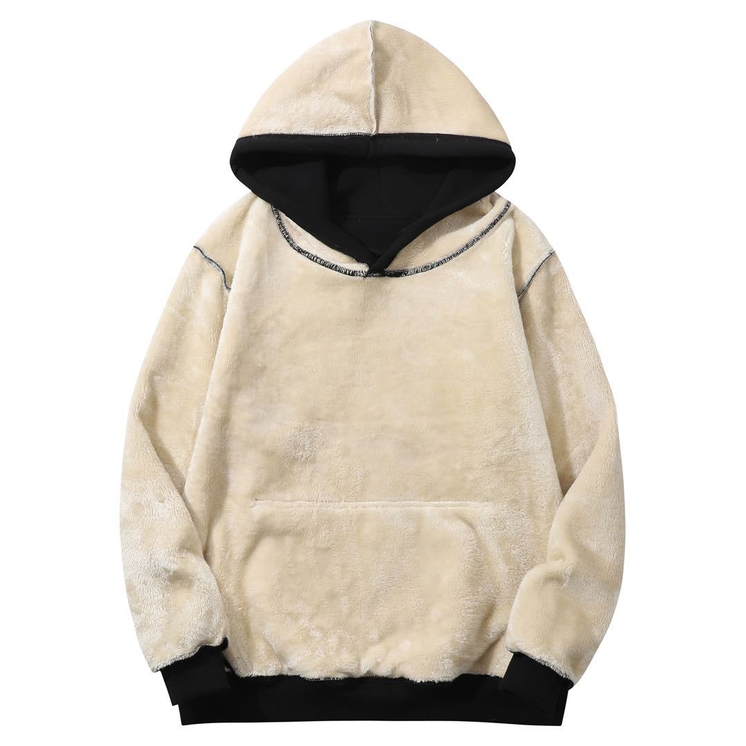 Lamb Wool Fleece Hoodie