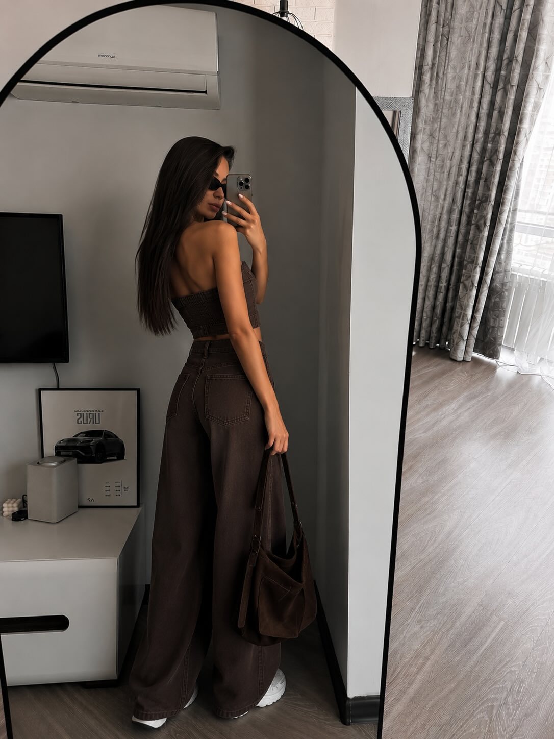 Denim Two Piece Set