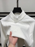 Half-Zip Stand Collar Sweatshirt