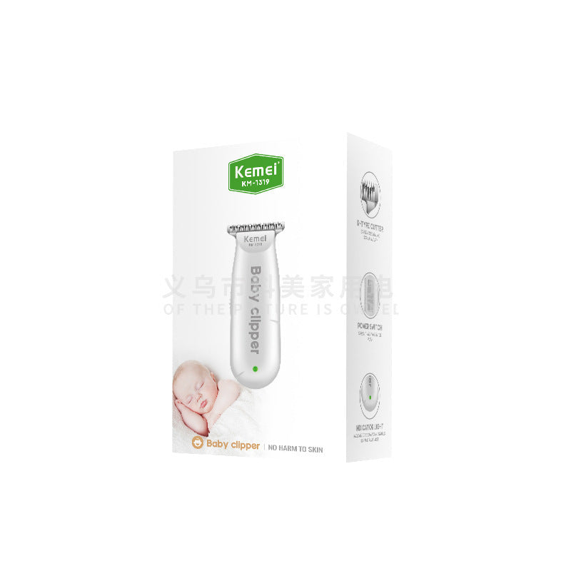 Kemei baby hair clipper KM-1319 mini electric hairclipper for home children's electric clippers for babies