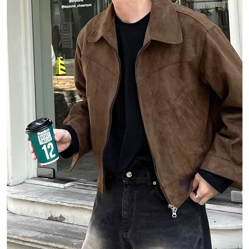 Vintage Suede-Look Jacket