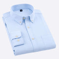 Casual Oxford Textile Shirt — M/38 / Light blue