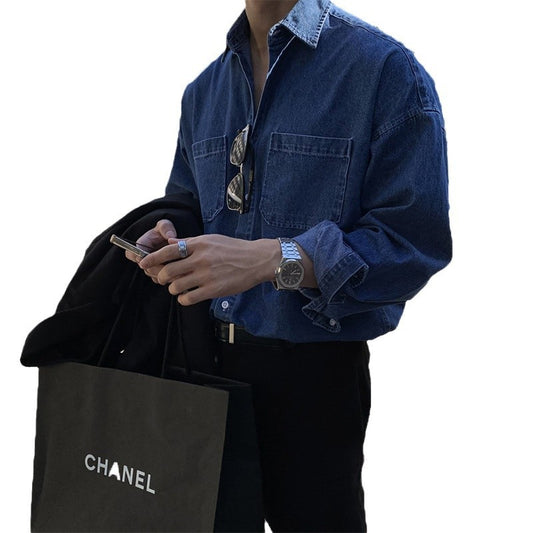 Premium Denim Shirt Jacket