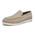 British style suede nubuck loafers casual men's shoes