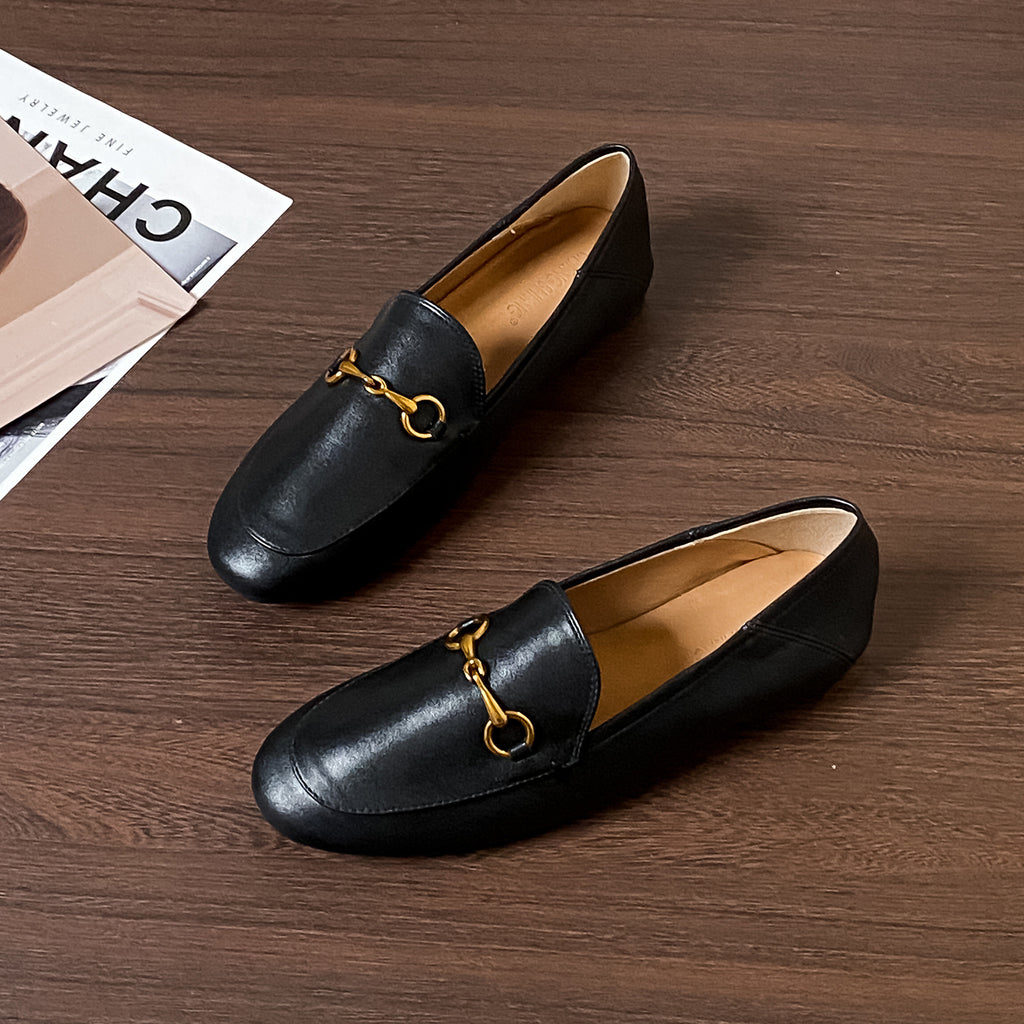 Horsebit Flat Loafers
