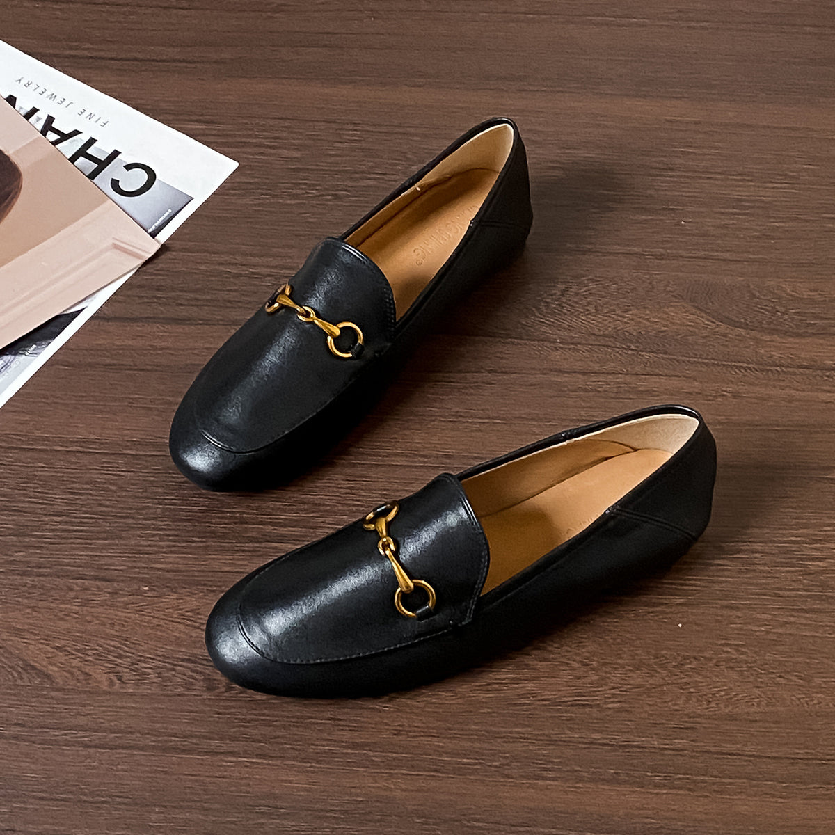 Horsebit Flat Loafers