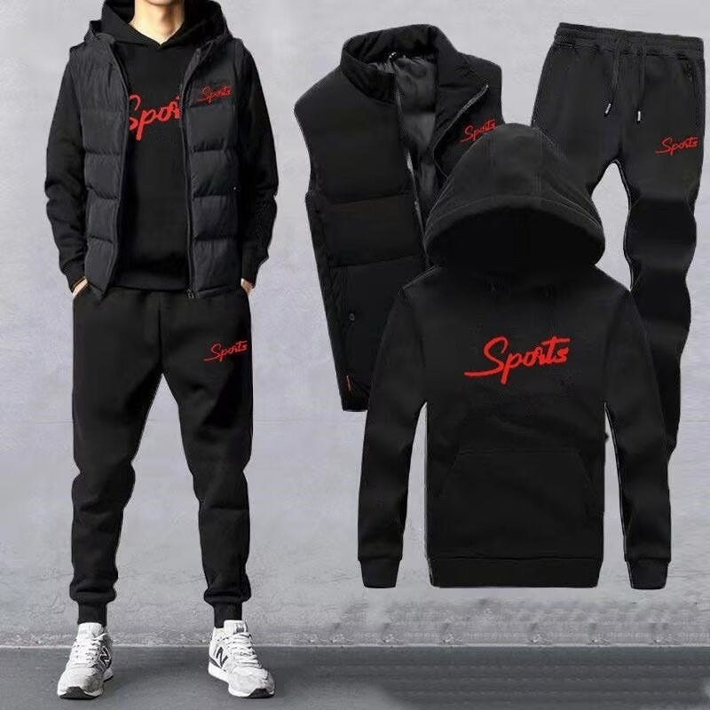 Sport-Elite Fleece Three-Piece Leisure Set