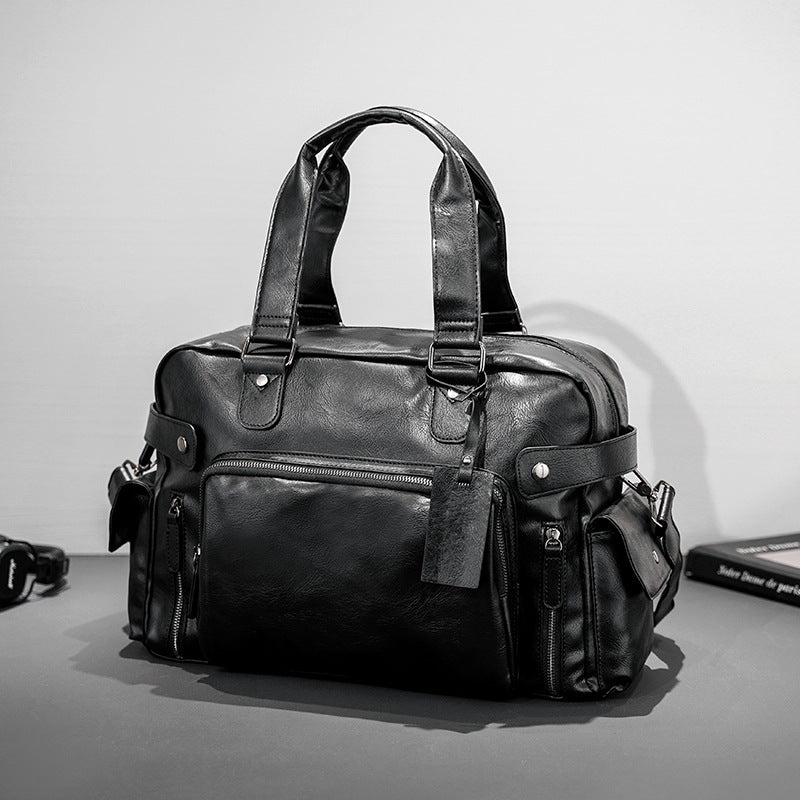 Classic Men's Handbag, Men's Bag, Casual Crossbody Shoulder Bag, Korean Fashion Travel Bag, Trendy Men's Bag, British