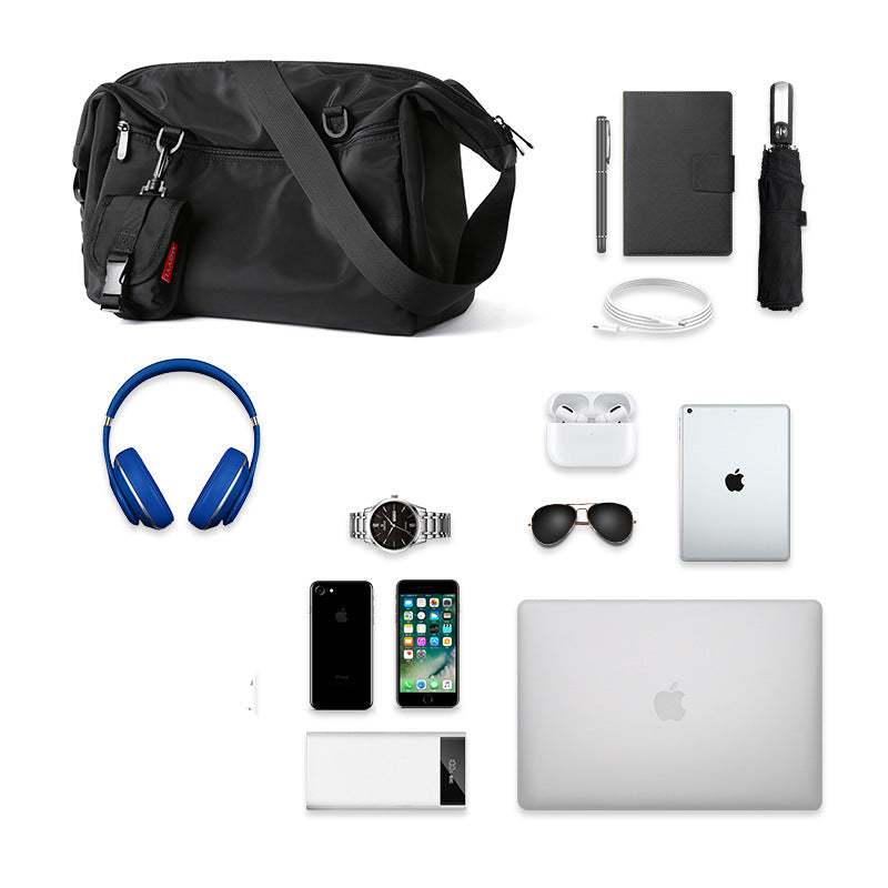 MOYYI Men's Shoulder BagKorean Crossbody BagMen's Multi-Purpose BagCasual Postman Bag Workwear Trendy Small Shoulder Bag