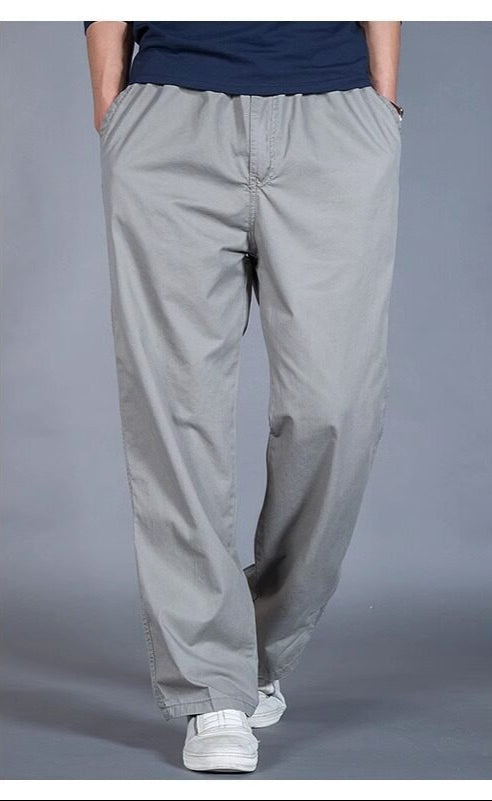 Loose Fit Straight Trousers