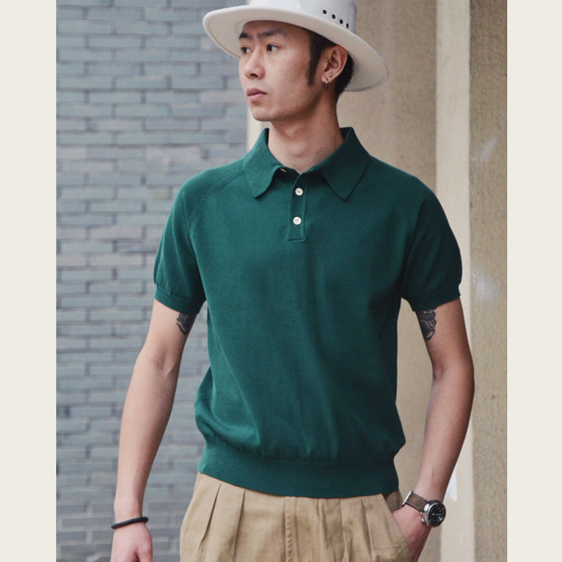 Retro Knit Polo