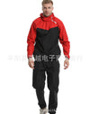 Men's black and red jacket set
