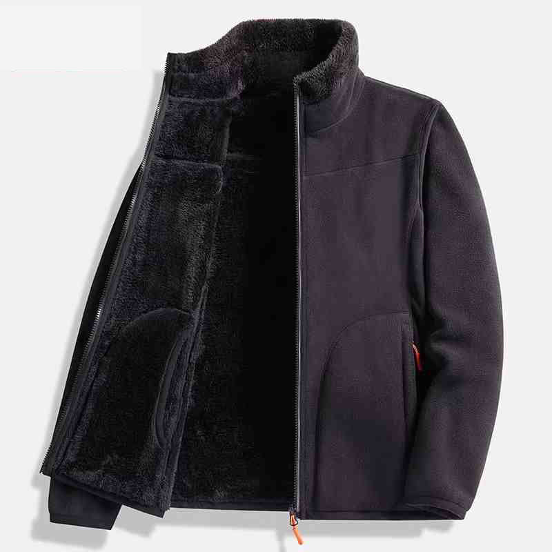 Minimalist Plush-Lined Jacket