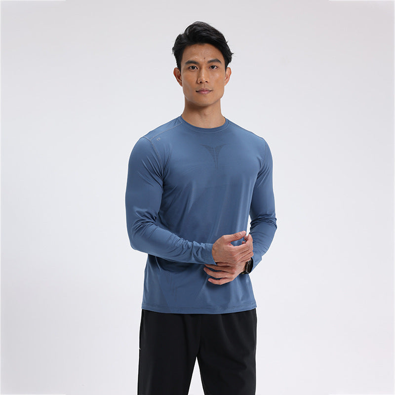Men’s Performance Quick-Dry Long Sleeve Athletic T-Shirt
