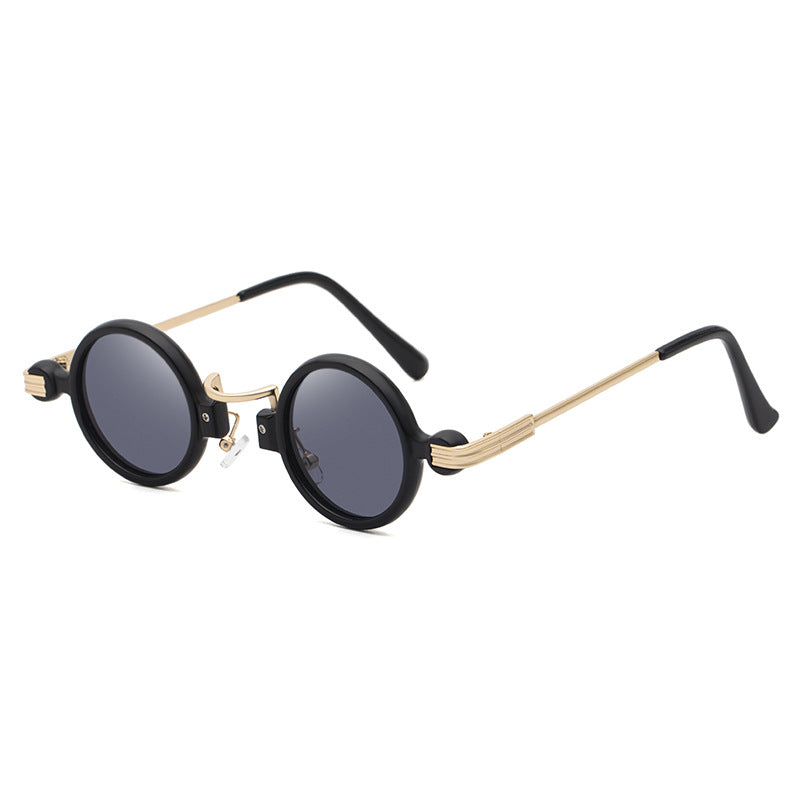 Retro Steampunk Round Sunglasses