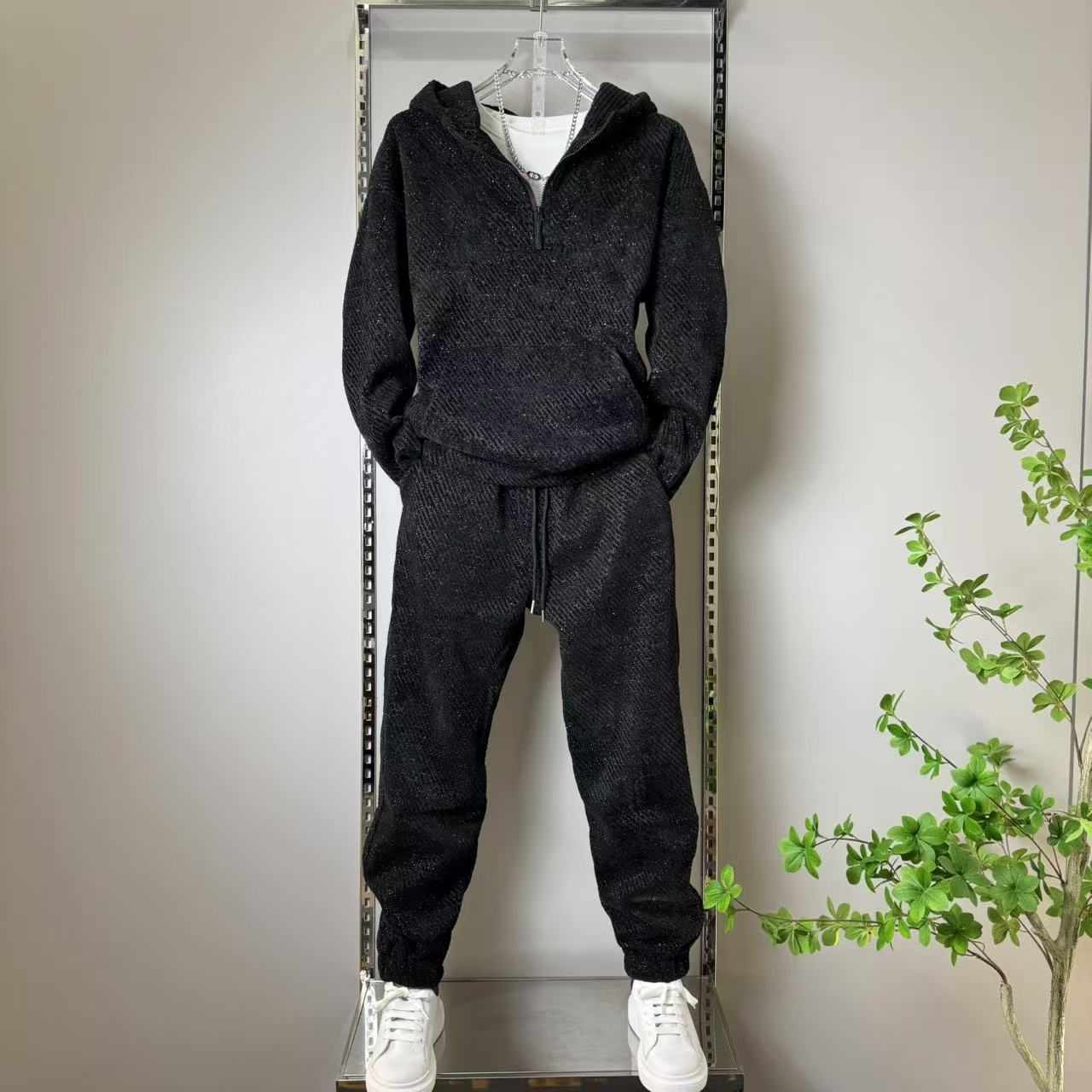 Velvet Tracksuit Set