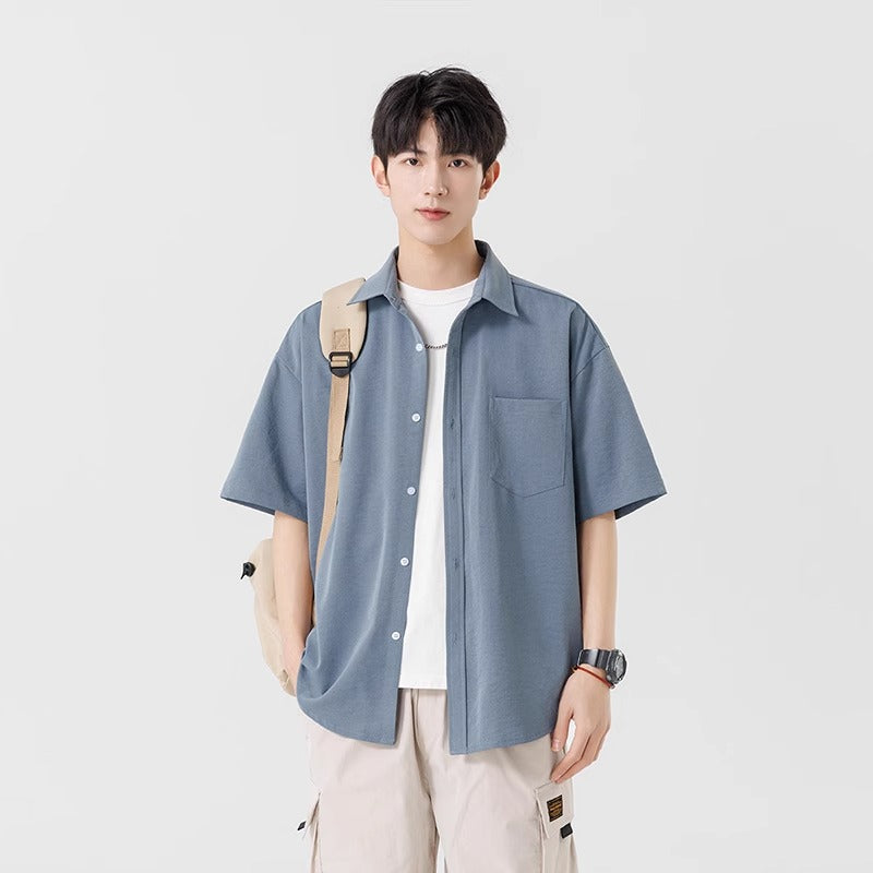 Relaxed Fit Drop-Shoulder Shirt