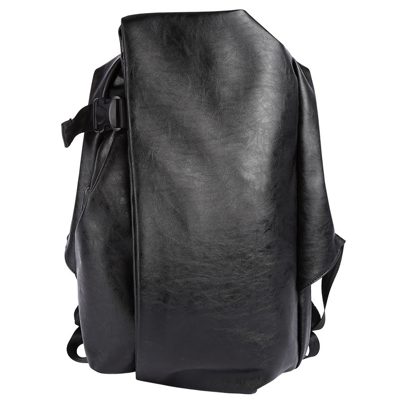 MOYYI Direct Men's Backpack Fashion Trend Casual Simple College Men's PU Backpack Cross Border Amazon