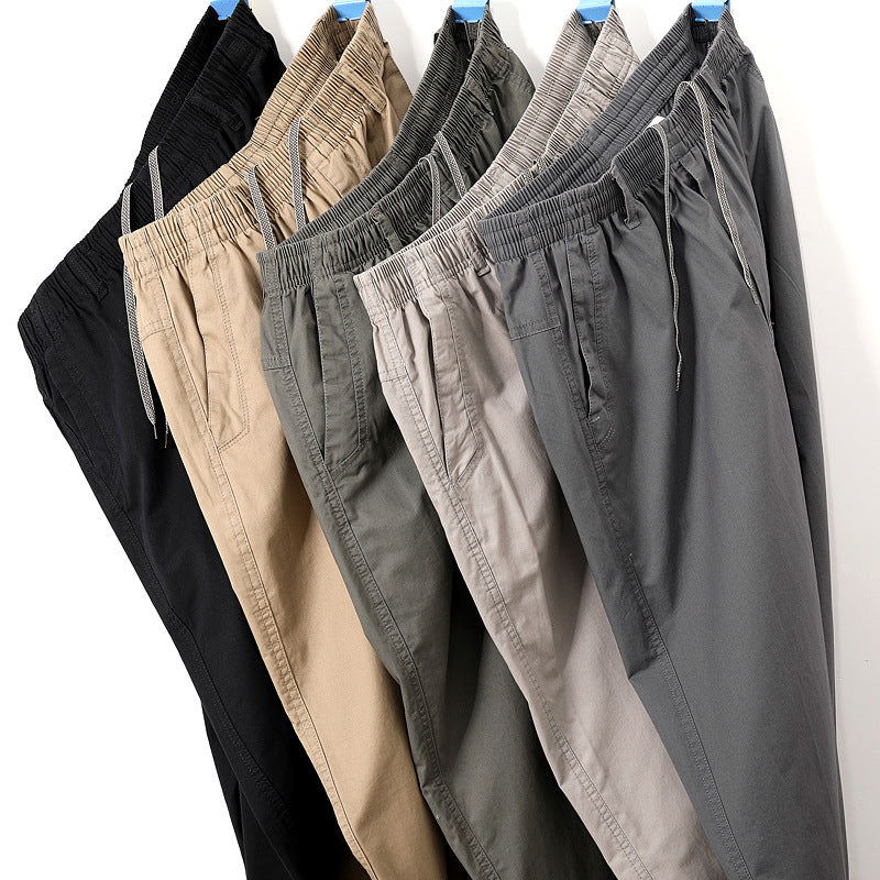Men's Straight-Leg Casual Trousers