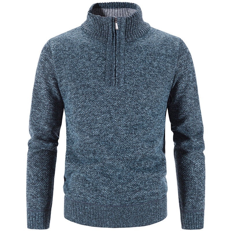 Textured Quarter-Zip Pullover