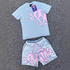 T02 Set [Light Blue Pink Print]