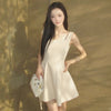 Apricot White [Short Sundress]