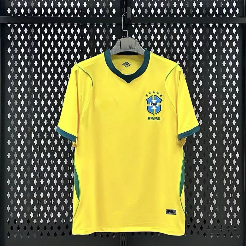 Brazil National Team Fan Jersey Loose Fit Soccer Shirt