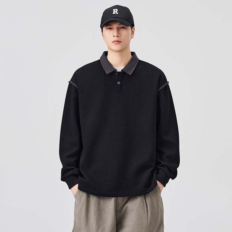 Men's oversized polo shirt.