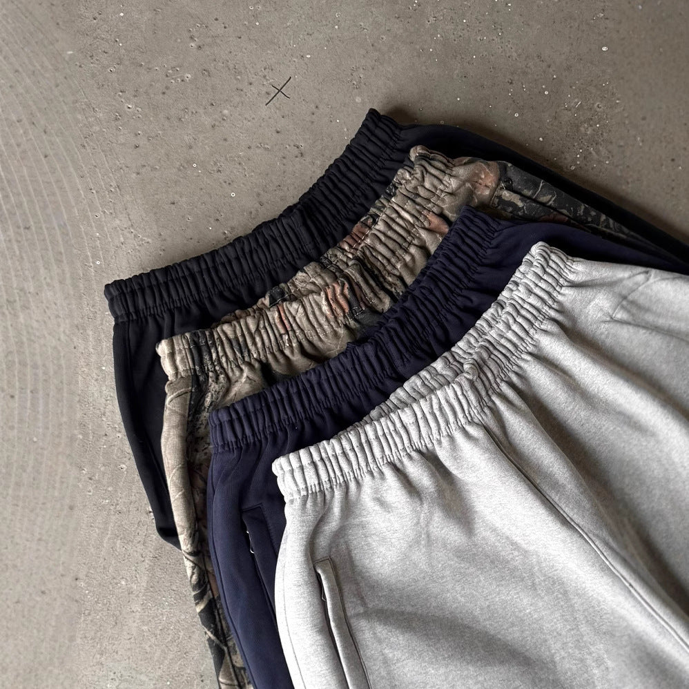 Affiliated Script Embroidered Mesh-Lined Sweat Shorts