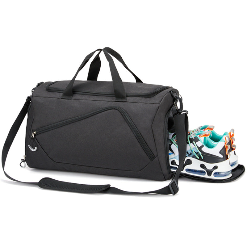 Short-distance hand-held travel bag, large capacity dry and wet separation sports fitness storage bag, oxford cloth high-end luggage bag