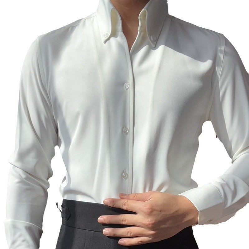 Modern Slim-Fit French Dress Shirt