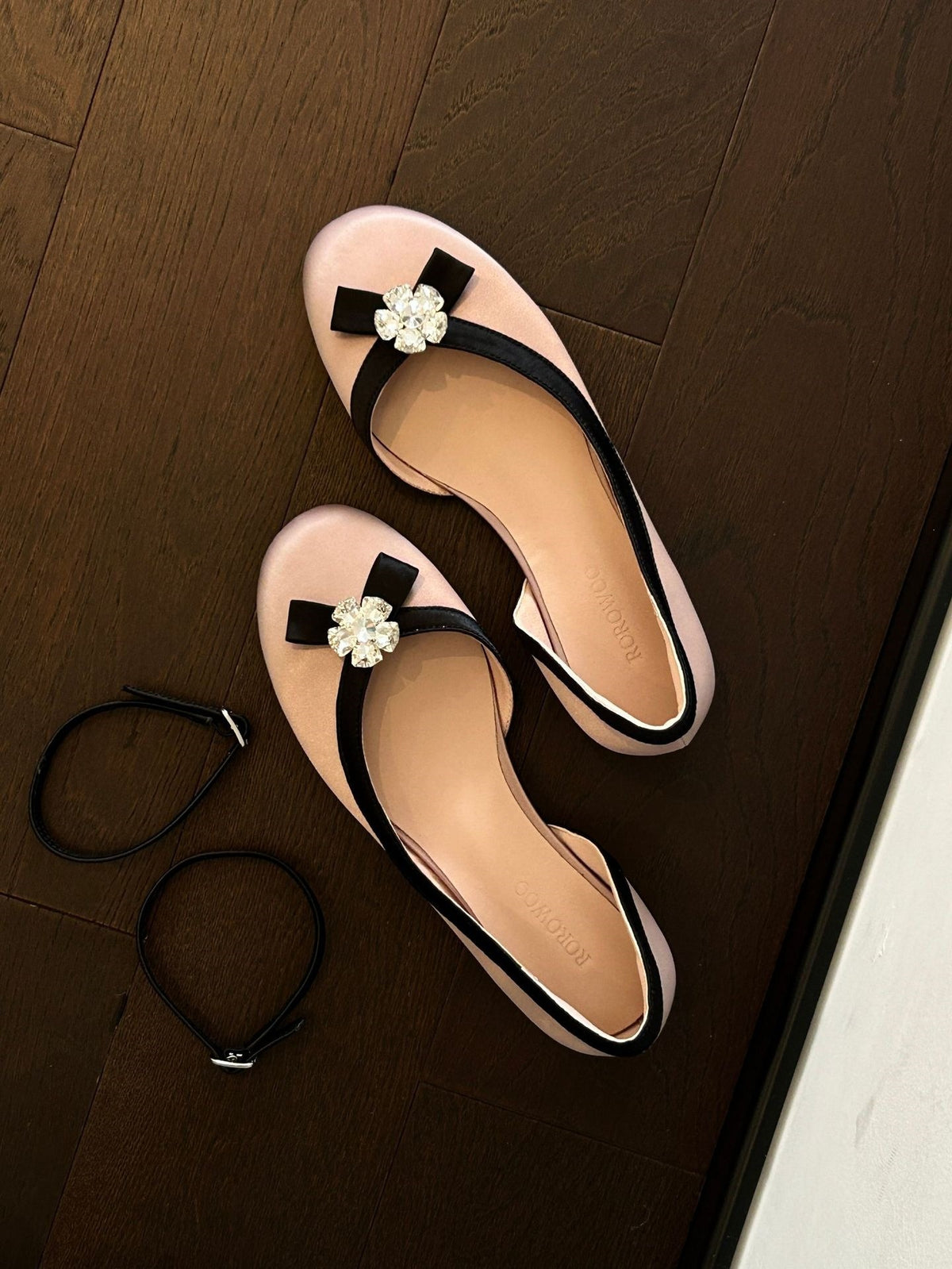 Floral Bow Mary Janes