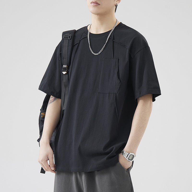 Patchwork Pocket T-Shirt