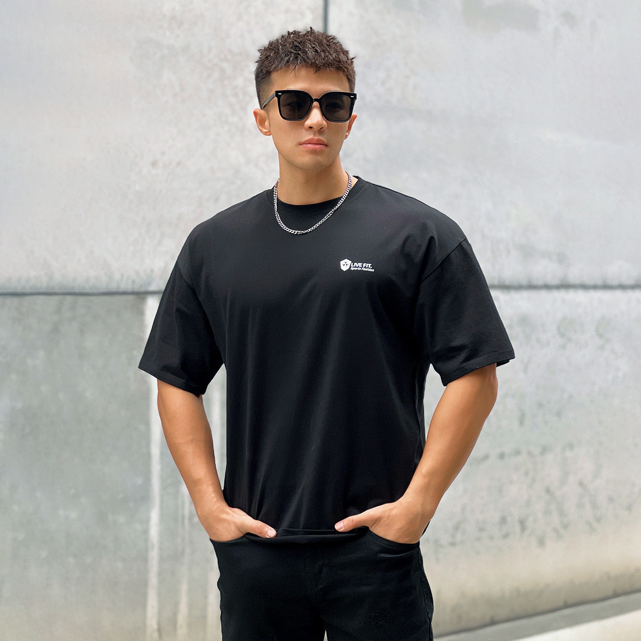 Men's Oversized Gym T-Shirt