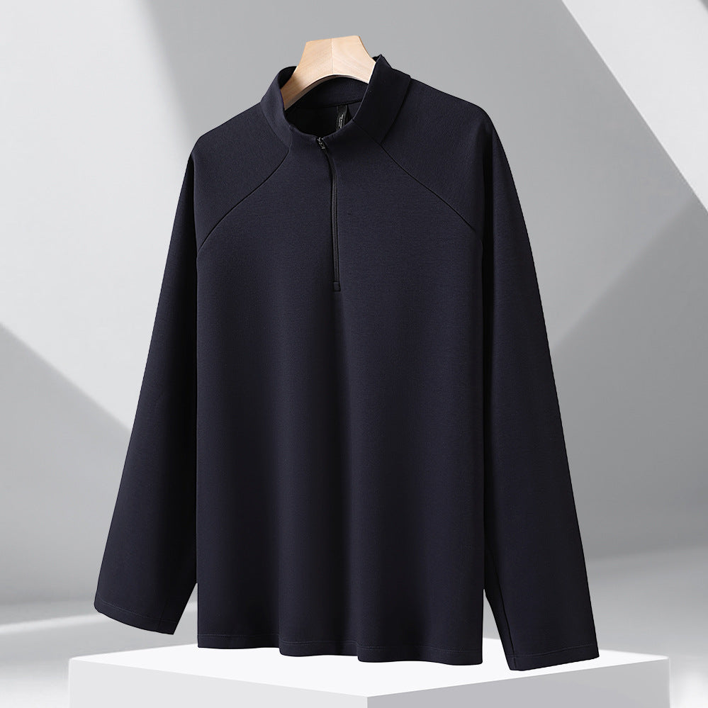 Men's Half-Zip Stand Collar Sweatshirt